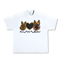 White peace love shepherd Urban Heavy Tee - RanaPortraitStore