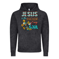 Vintage Black jesus is the anchor of my soul Vintage Hoodie - texasbilliewilder