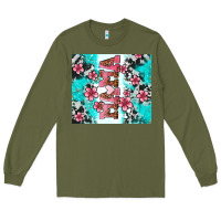 Army Green floral mama Long Sleeve Tee - AdoDesignShop