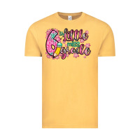 Vintage Mustard little miss 6th grade Vintage Tee - Zillion Design Studio