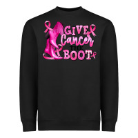 Black give cancer the boot Heavyweight Sweatshirt - RanaPortraitStore