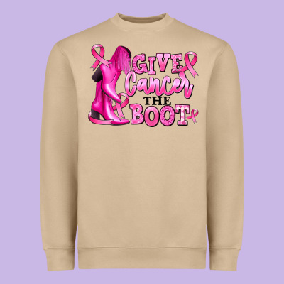Heavyweight Sweatshirt give cancer the boot