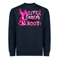 Navy give cancer the boot Heavyweight Sweatshirt - RanaPortraitStore