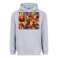 Heather Grey Teacher Crayons And Apples Heavyweight Hoodie - LillyAllenDesigns