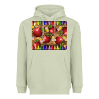 Matcha Teacher Crayons And Apples Heavyweight Hoodie - LillyAllenDesigns