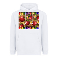 White Teacher Crayons And Apples Heavyweight Hoodie - LillyAllenDesigns