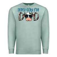 Seafoam holy cow i'm dad Premium Sweatshirt - MaliasSmallBusiness