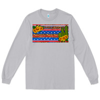 Moon Dust usa sunflower and cactus license plate Long Sleeve Tee - HRA Design Shop