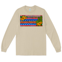 Mushroom usa sunflower and cactus license plate Long Sleeve Tee - HRA Design Shop