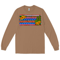 Toasted Coconut usa sunflower and cactus license plate Long Sleeve Tee - HRA Design Shop