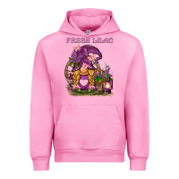 Fuchsia Pink fresh lilac gnome Urban Hoodie - BarkalooDesign
