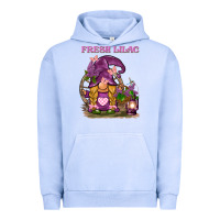 Pigment Grape Ice fresh lilac gnome Urban Hoodie - BarkalooDesign