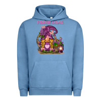 Pigment Pebble Blue fresh lilac gnome Urban Hoodie - BarkalooDesign