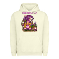 Pigment Pistachio fresh lilac gnome Urban Hoodie - BarkalooDesign