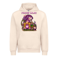 Sandshell fresh lilac gnome Urban Hoodie - BarkalooDesign