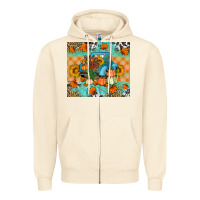 Sandshell Thanksgiving Truck With Turkey Zipper Hoodie - Artiststas