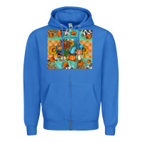 True Royal Thanksgiving Truck With Turkey Zipper Hoodie - Artiststas