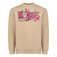 Mushroom breast cancer nurse Heavyweight Sweatshirt - RanaPortraitStore