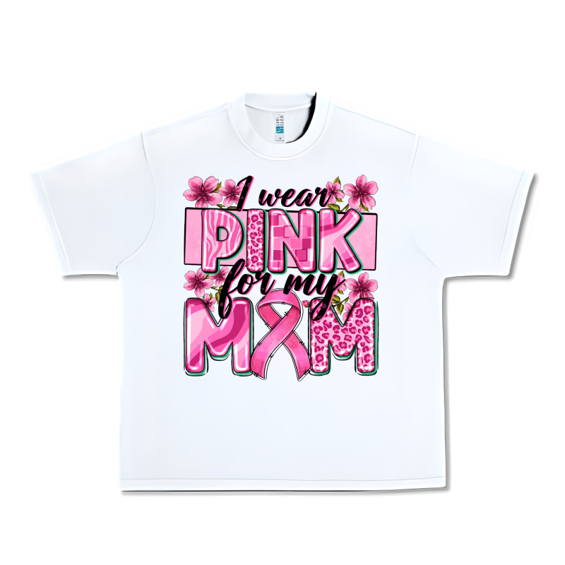 I Wear Pink For My Mom Urban Heavy Tee by Zillion Design Studio | Teevron