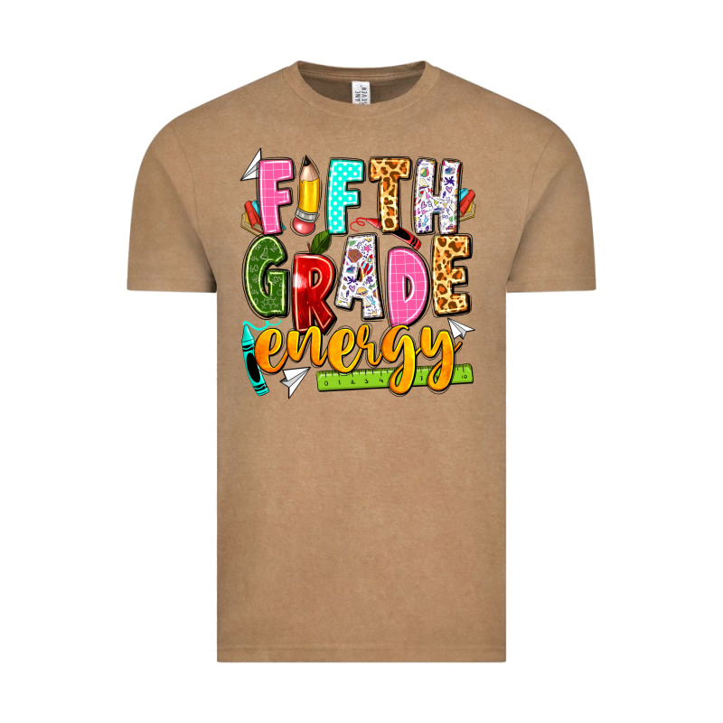 Fifth Grade Energy Vintage Tee by texasbilliewilder | Teevron