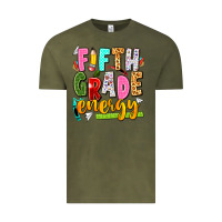 Vintage Olive fifth grade energy Vintage Tee - texasbilliewilder
