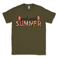 Army Green sweet sweet summer Classic Tee - CowhideDigitalArt