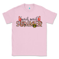 Bubblegum Pink sweet sweet summer Classic Tee - CowhideDigitalArt
