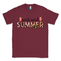 Burgundy sweet sweet summer Classic Tee - CowhideDigitalArt