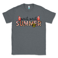 Charcoal Heather sweet sweet summer Classic Tee - CowhideDigitalArt