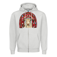 Dove Grey valentines charolais  rainbow Zipper Hoodie - JahusDesignShop