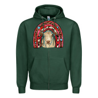 Sports Green valentines charolais  rainbow Zipper Hoodie - JahusDesignShop