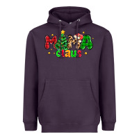 Plum mama claus Heavyweight Hoodie - NancyCooperArtShop