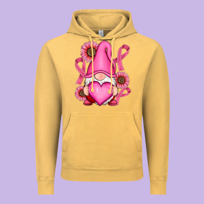 Breast Cancer Gnomes Vintage Hoodie Designed By Ranaportraitstore