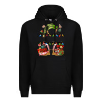 Black customize christmas elf Premium Hoodie - MaliasSmallBusiness