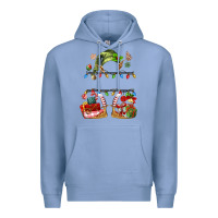 Colony Blue customize christmas elf Premium Hoodie - MaliasSmallBusiness