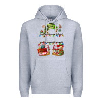 Heather Grey customize christmas elf Premium Hoodie - MaliasSmallBusiness
