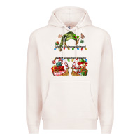 Pale Pink customize christmas elf Premium Hoodie - MaliasSmallBusiness