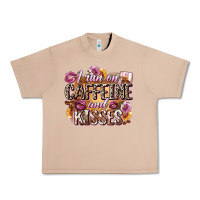 Burro i run on caffeine and kisses Urban Heavy Tee - Zillion Design Studio