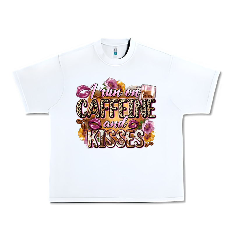I Run On Caffeine And Kisses Urban Heavy Tee by Zillion Design Studio | Teevron
