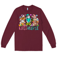 Burgundy east nurse Long Sleeve Tee - RacoonDesign