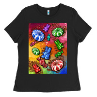 Black candies  air freshener Ladies Tee - AdoDesignShop