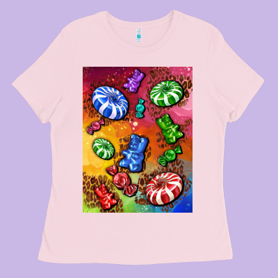 Candies  Air Freshener Ladies Tee Designed By Adodesignshop