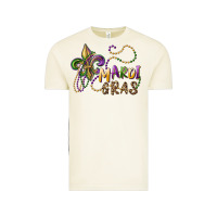 Vintage Arctic mardi gras fleur de lis and beads Vintage Tee - RanaPortraitStore