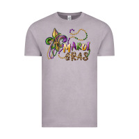 Vintage Zinc mardi gras fleur de lis and beads Vintage Tee - RanaPortraitStore