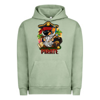 Pigment Oil Green pirate gnome Urban Hoodie - BarkalooDesign