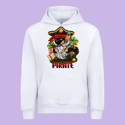 Pirate Gnome Urban Hoodie Designed By Barkaloodesign