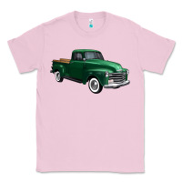 Bubblegum Pink western green truck right 34 view 1 Classic Tee - FaDigitalArtStudio