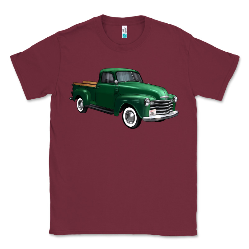 Western Green Truck Right 34 View 1 Classic Tee by FaDigitalArtStudio | Teevron