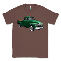 Chestnut western green truck right 34 view 1 Classic Tee - FaDigitalArtStudio