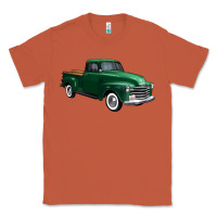 Copper western green truck right 34 view 1 Classic Tee - FaDigitalArtStudio